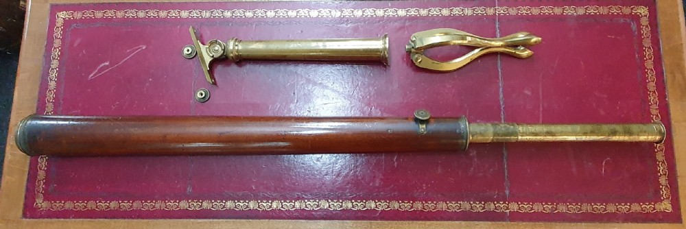 Dolland of London Library Refracting Telescope, with Case c1790 View XII