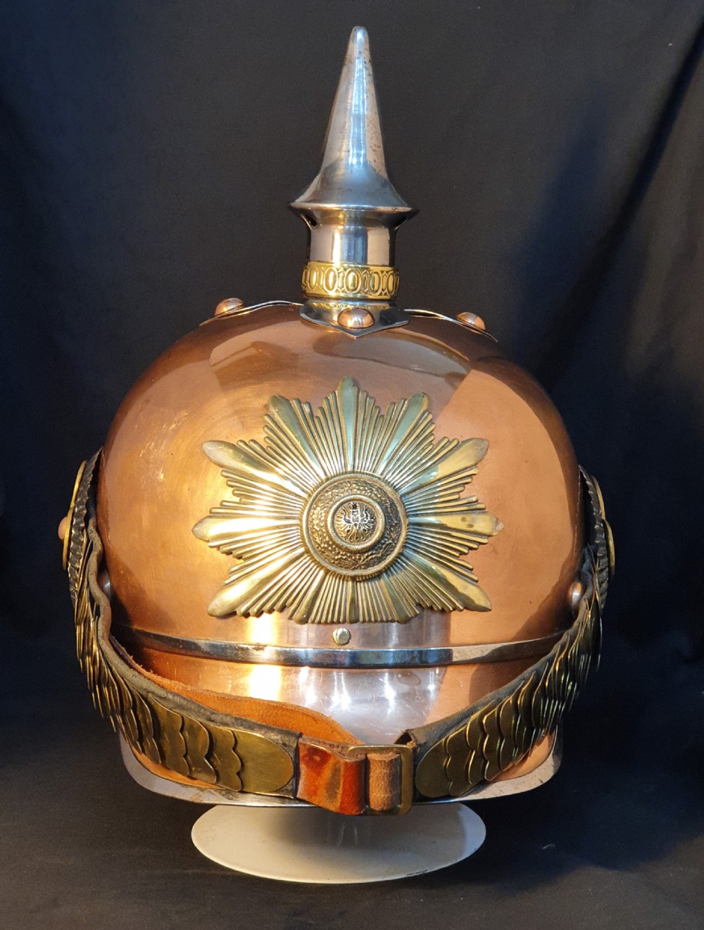 Prussian Cavalry Officer's Helmet or Pickelhaube 19th Century