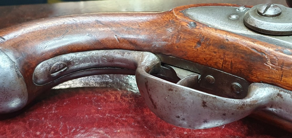Rare Prussian Dragoon Percussion Holster Pistol Early 19th Century View VII