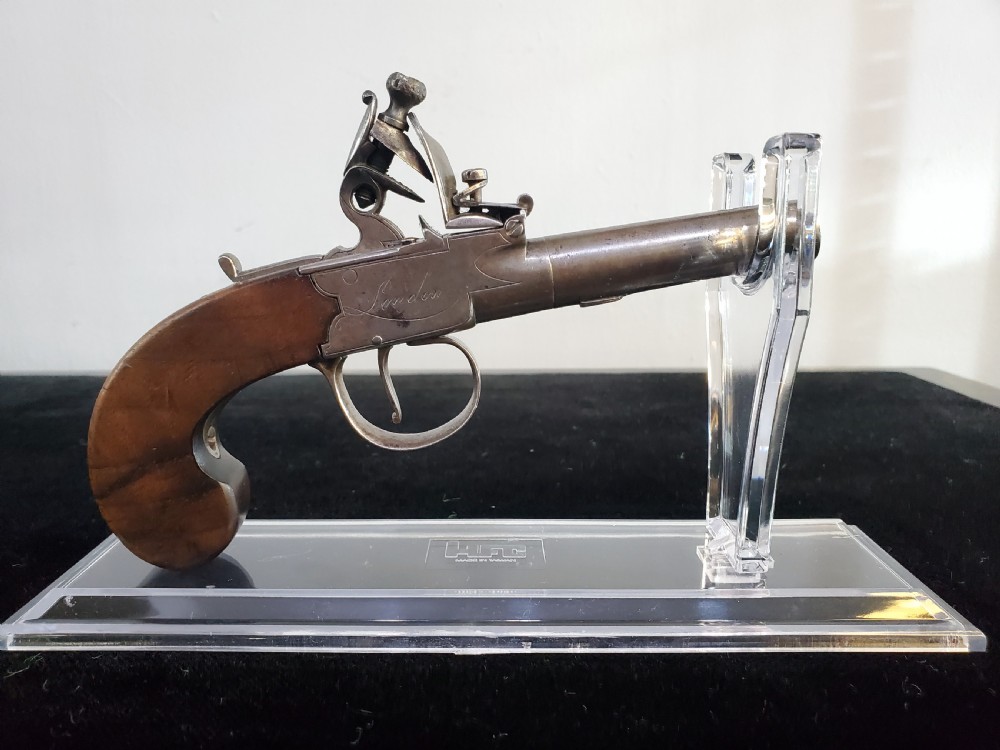 Flintlock Boxlock Turn-Off Barrelled Pocket Pistol c1750 View II
