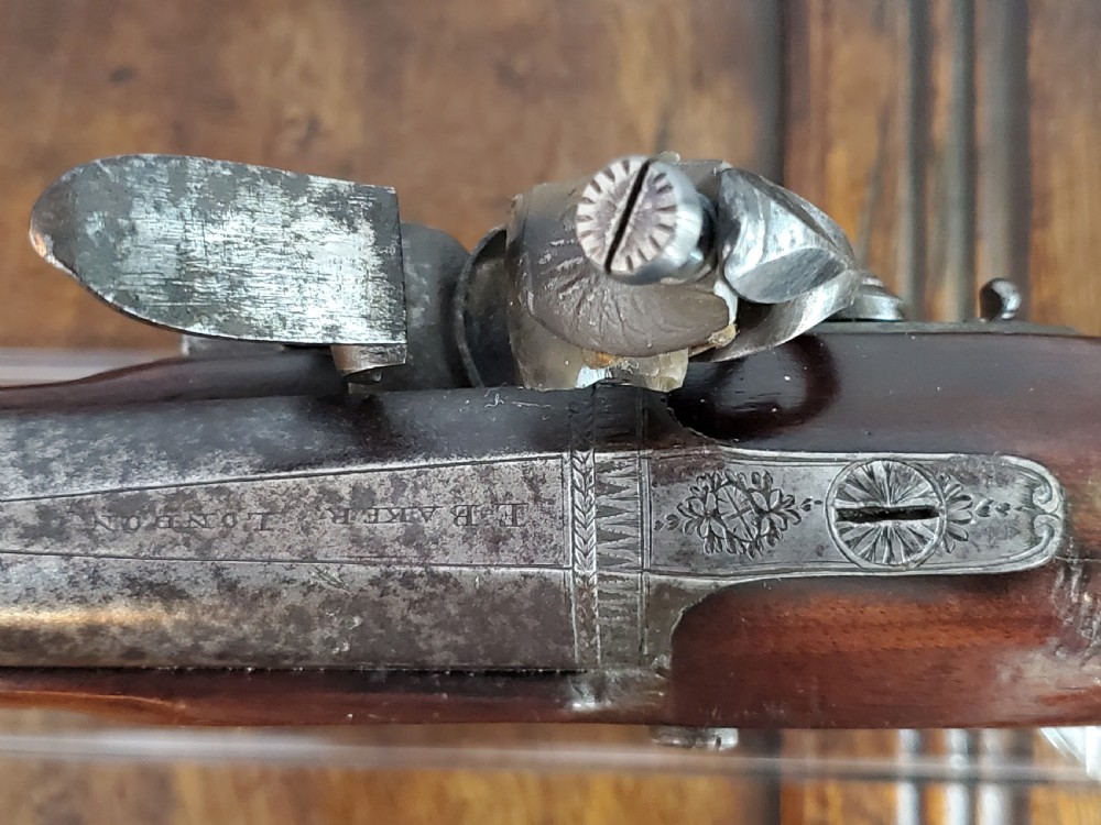 Flintlock Holster Pistol by Ezekiel Baker, London 18th Century View VII