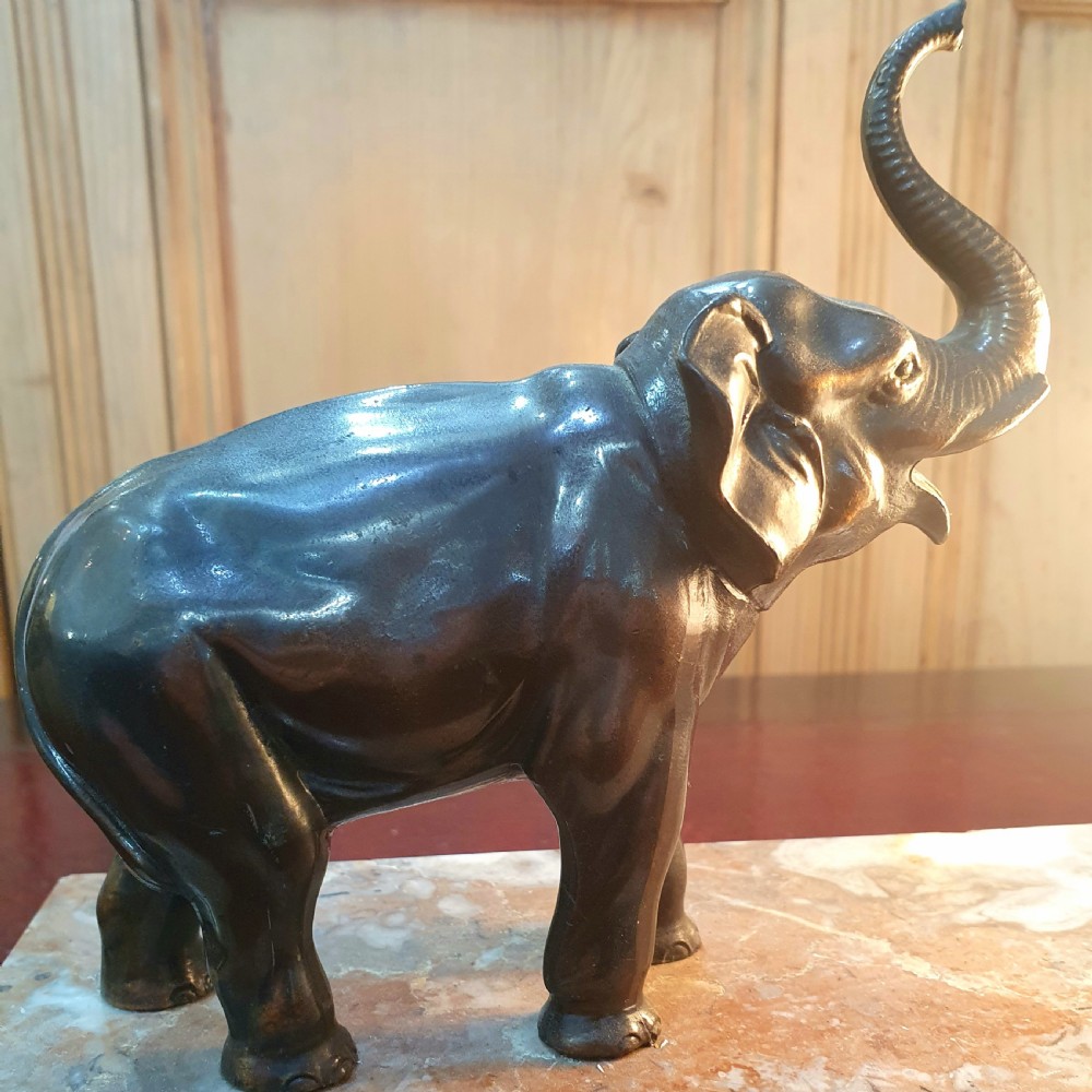 French Art Deco Elephant Mood Lamp c1920-30s View VIII