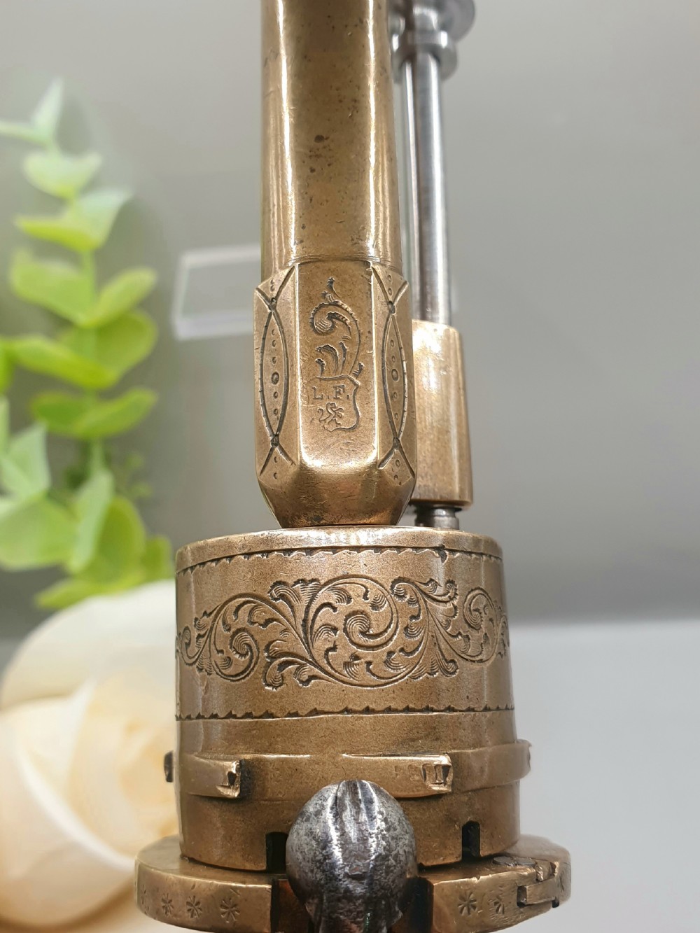 Antique Pinfire Pistol, Belgium c1860 View VII