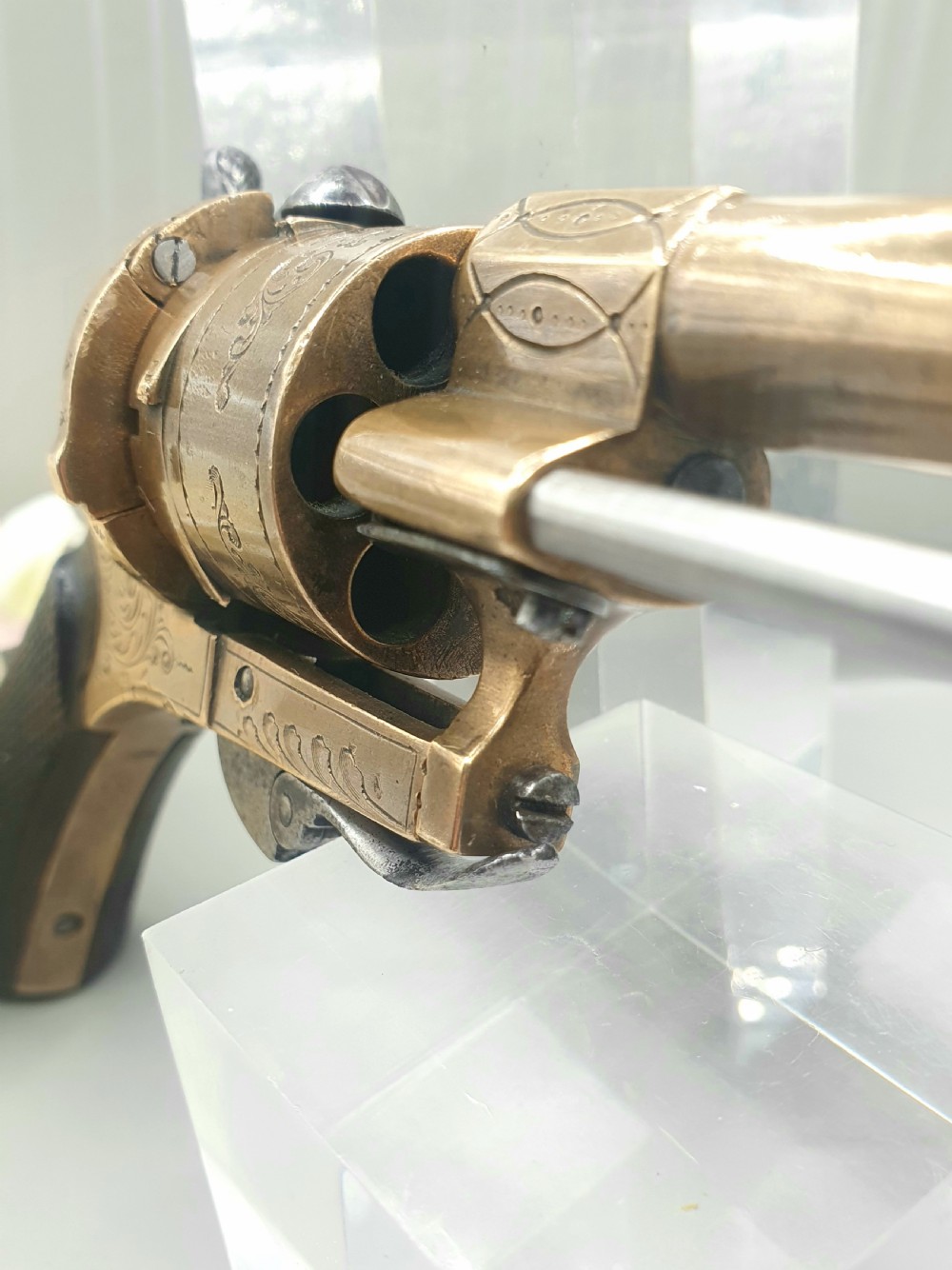 Antique Pinfire Pistol, Belgium c1860 View XI