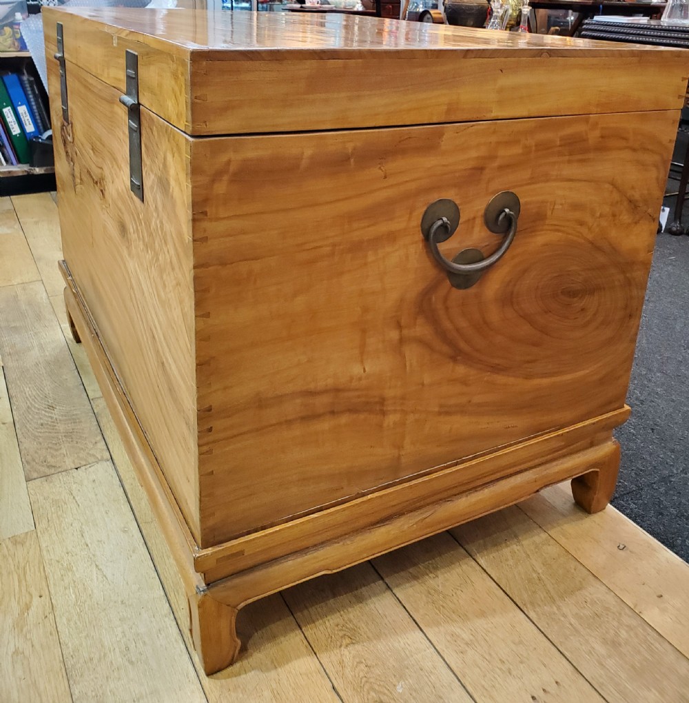 Chinese Camphor Trunk on Stand c1920s View VII