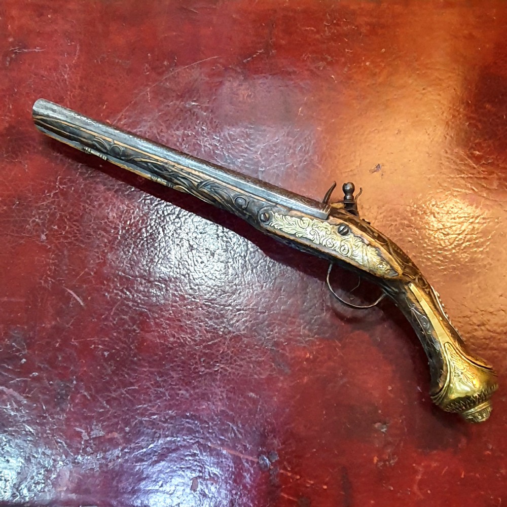 Ottoman Flintlock Holster Pistol Late 18th Century