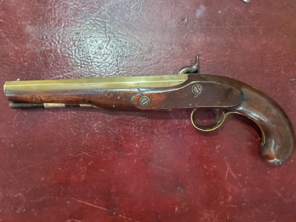 English Officer's Percussion Holster Pistol c1800 View II