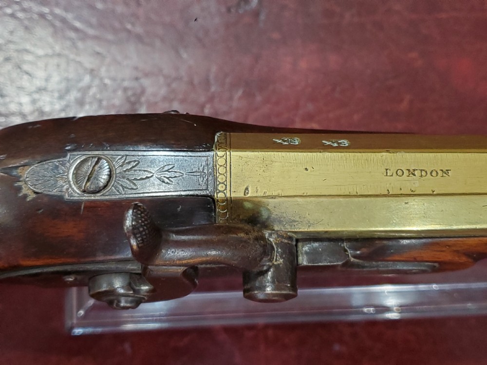 English Officer's Percussion Holster Pistol c1800 View IX
