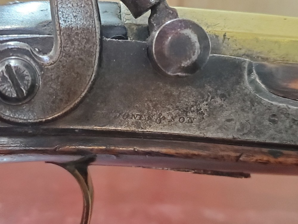 English Officer's Percussion Holster Pistol c1800 View X