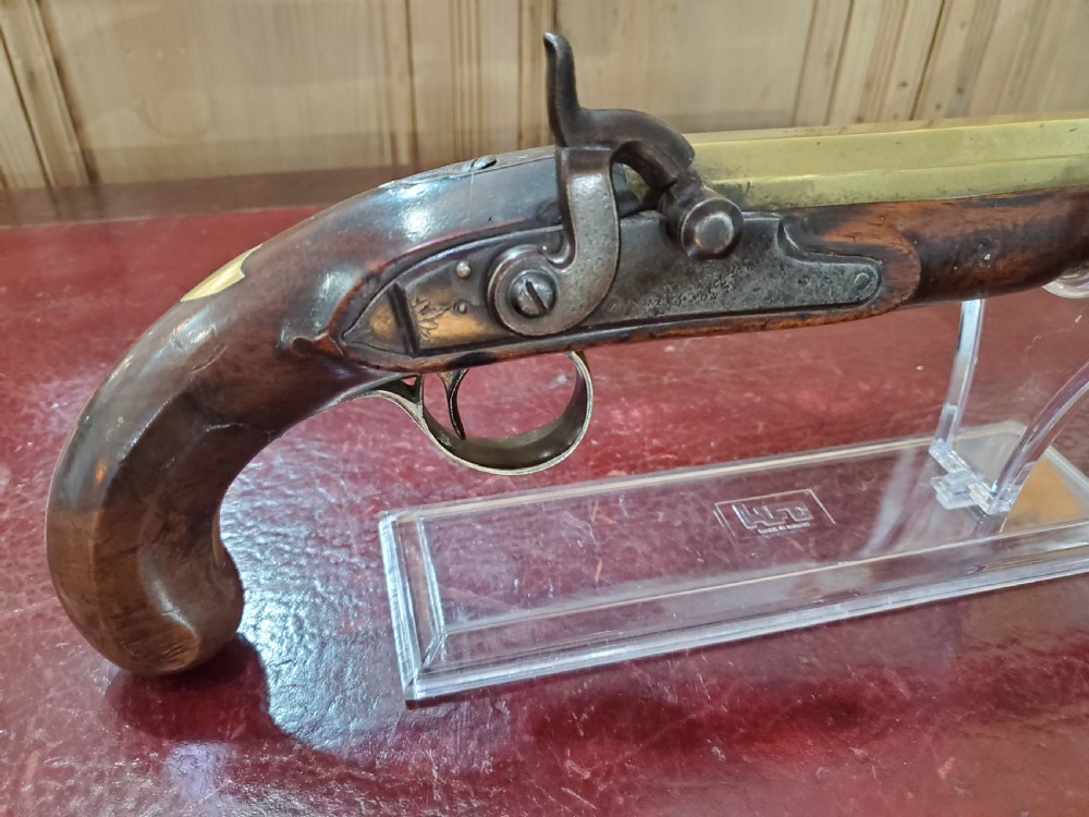 English Officer's Percussion Holster Pistol c1800 View XI