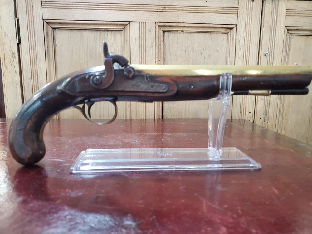 English Officer's Percussion Holster Pistol c1800 View XII