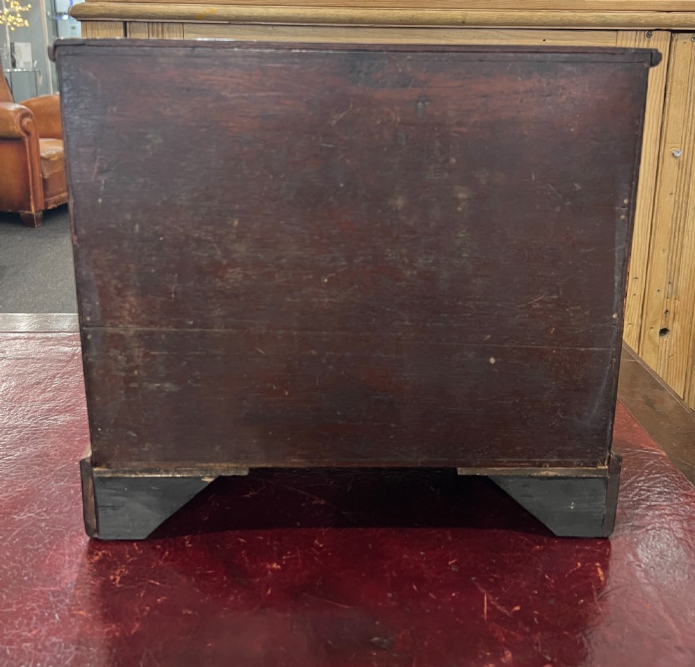 Late 19th Century Mahogany Table Top Chest of Drawers View V