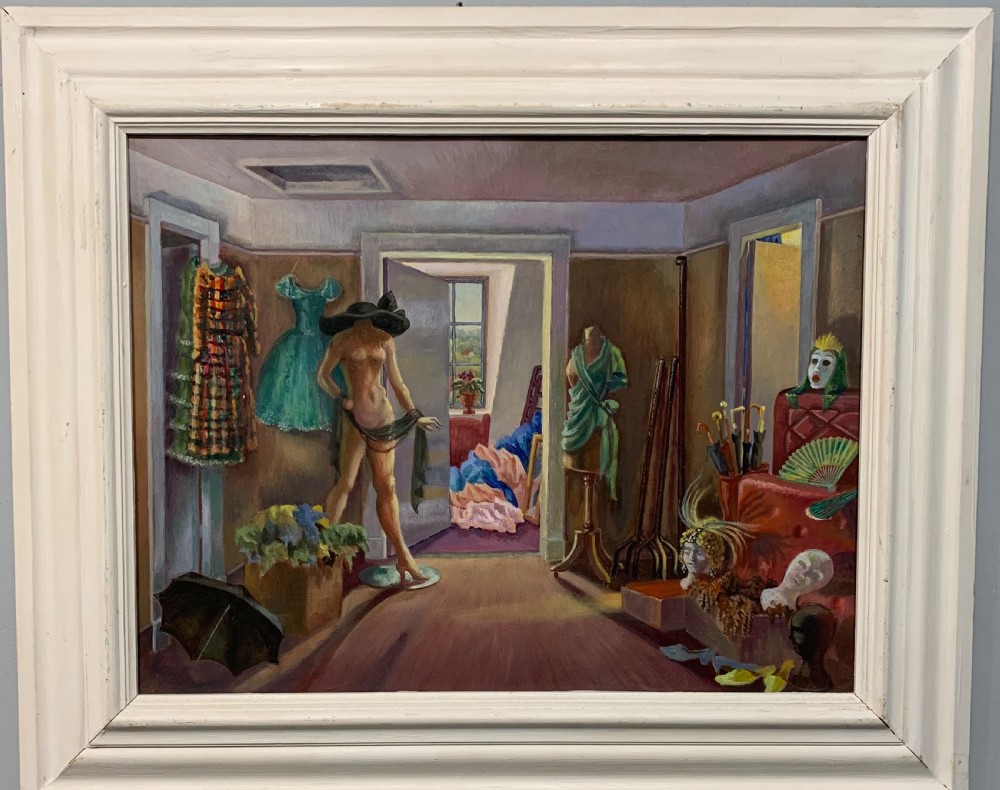 “Altered Images” Oil on Board c1950 View II