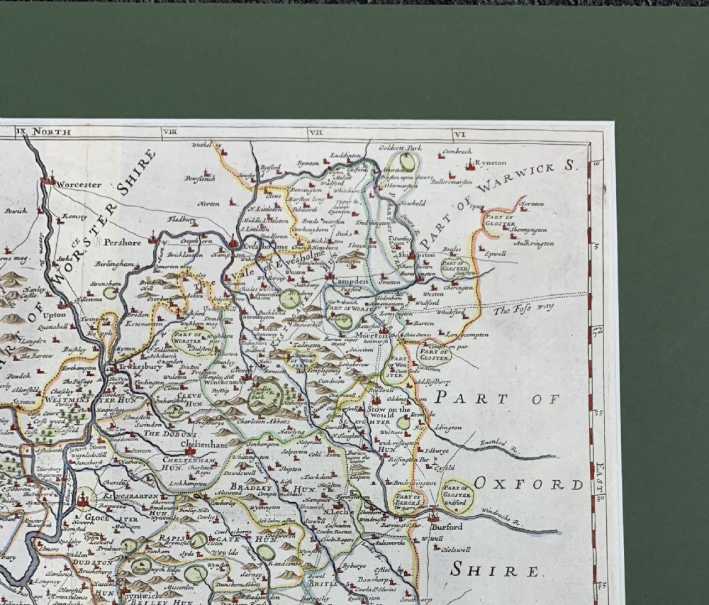 Map of Gloucestershire by Rob Morden c1790 View V
