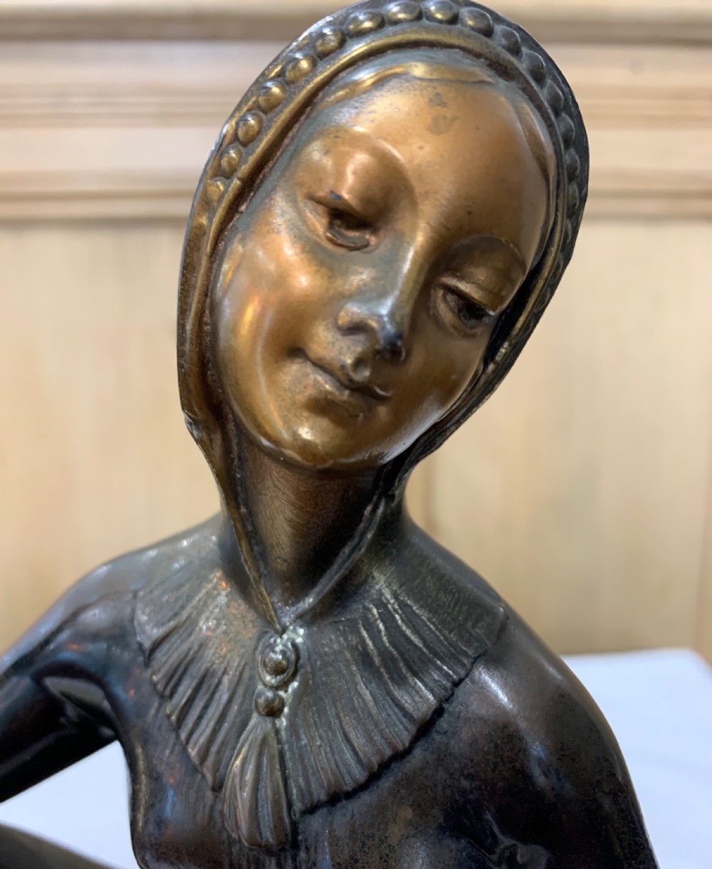French Art Deco Sculpture c1920-30 by Enrique Molins-Balleste View VI