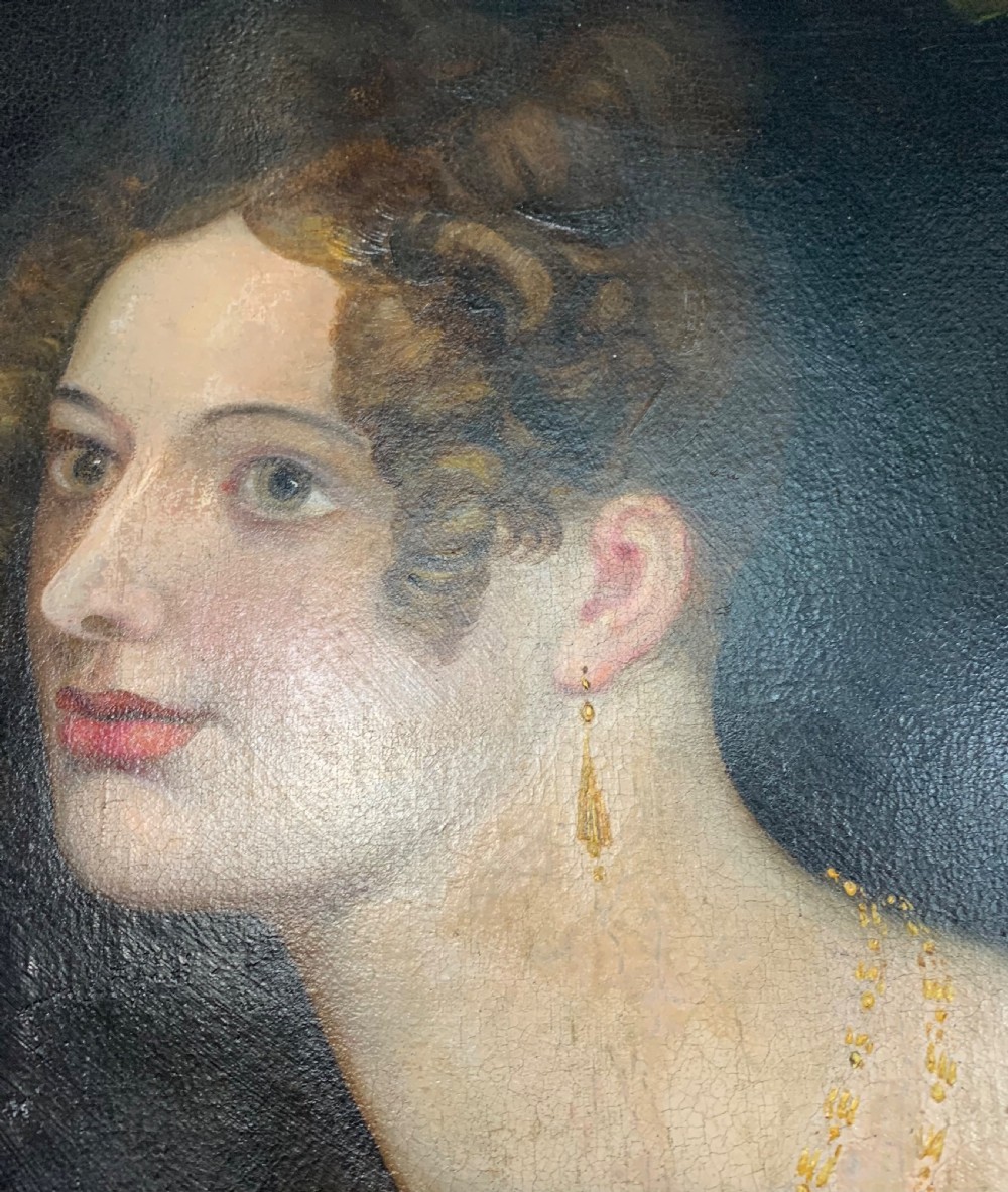 Richard Westall RA (1765-1836) Regency Portrait of a Young Lady View VII