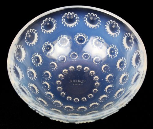 REN LALIQUE ASTERS N0 5 OPALESCENT BOWL - ADDITIONAL PHOTO 2