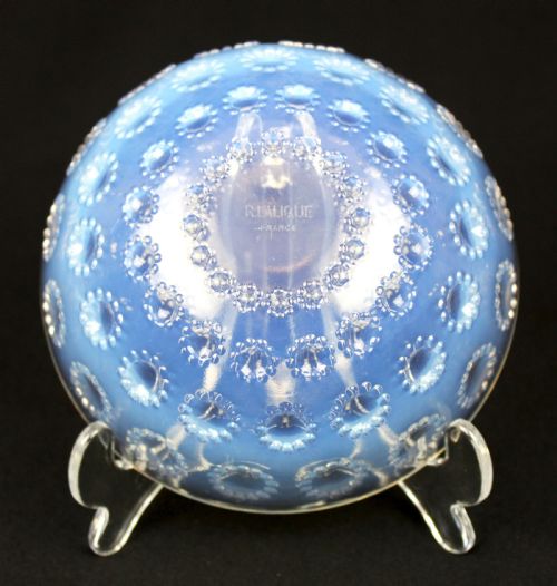REN LALIQUE ASTERS N0 5 OPALESCENT BOWL - ADDITIONAL PHOTO 4