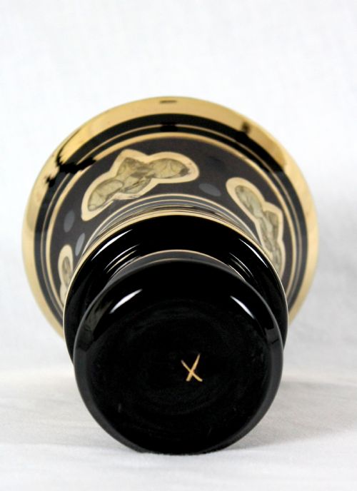 HYALITE GLASS VASE BY PAUL HELLER FOR BOOMS GLASS - ADDITIONAL PHOTO 2