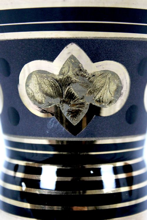 HYALITE GLASS VASE BY PAUL HELLER FOR BOOMS GLASS - ADDITIONAL PHOTO 4