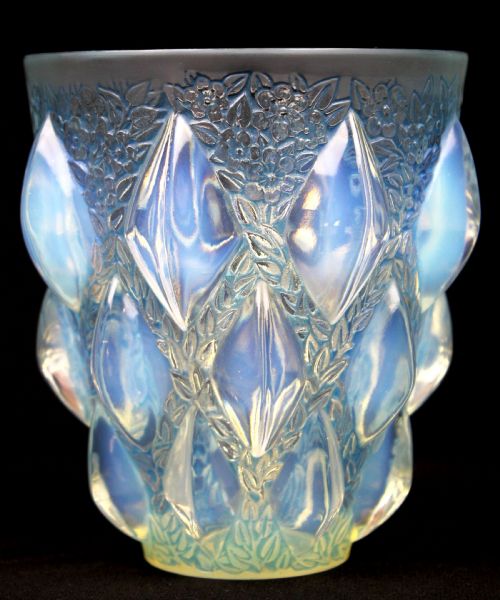 REN LALIQUE 'RAMPILLON' VASE - ADDITIONAL PHOTO 4