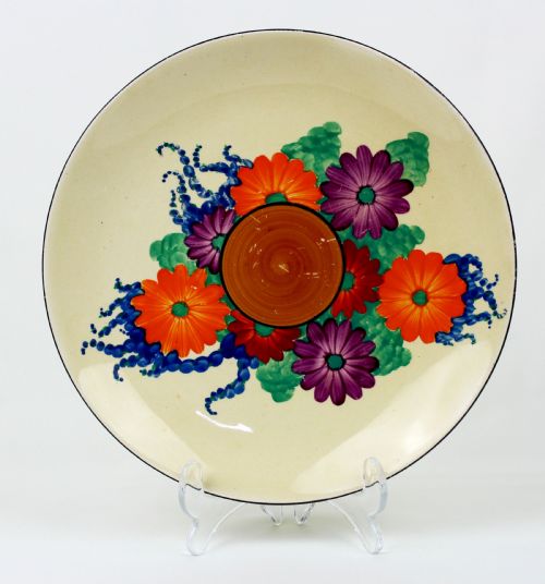 clarice cliff original gayday plate - CATEGORY: ANTIQUE PLATES - DATED 1930
