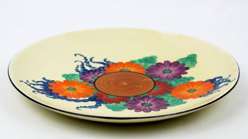 CLARICE CLIFF ORIGINAL GAYDAY PLATE - ADDITIONAL PHOTO 4