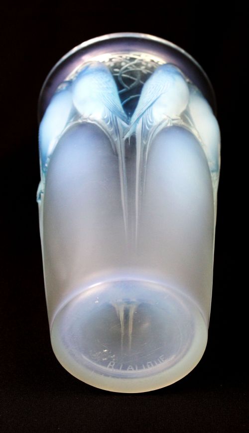 CEYLAN VASE BY REN LALIQUE - ADDITIONAL PHOTO 7