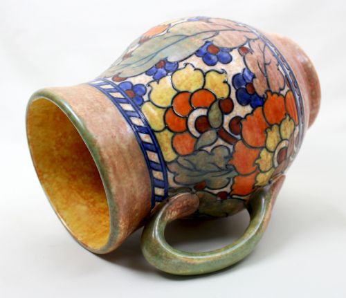 LARGE CHARLOTTE RHEAD VASE BYZANYINE PATTERN - ADDITIONAL PHOTO 4