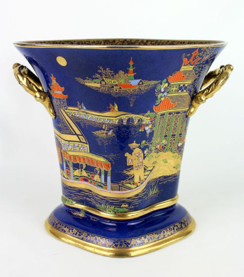 art deco carlton ware twin handled vase - CATEGORY: ANTIQUE VASES - DATED 1920