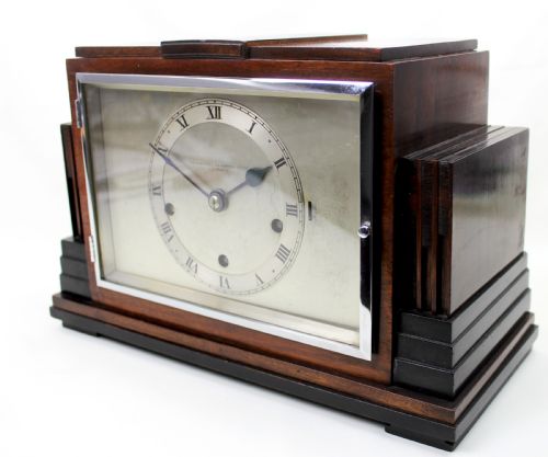 ART DECO MANTEL CLOCK BY THE SHEFFIELD GOLDSMITHS CO - ADDITIONAL PHOTO 1