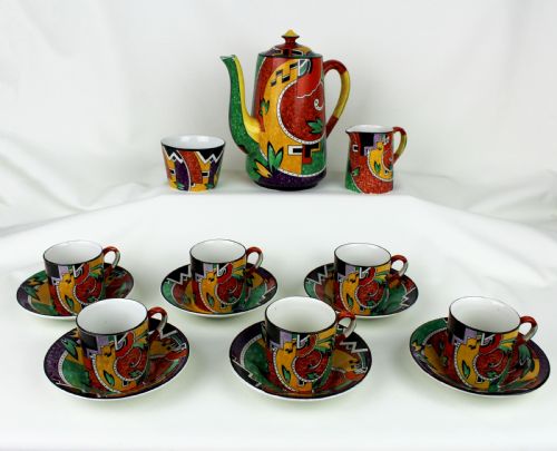 ART DECO JAZZ COFFEE SET