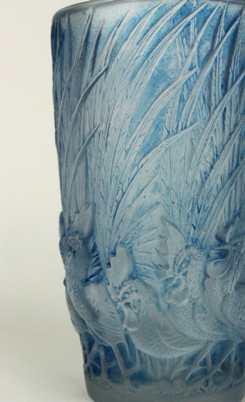 LALIQUE COQS ET PLUMES VASE - ADDITIONAL PHOTO 2