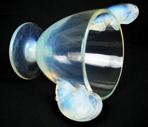 LALIQUE BELIERS OPALESCENT GLASS VASE - ADDITIONAL PHOTO 3
