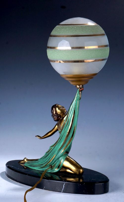 ART DECO TABLE LAMP - ADDITIONAL PHOTO 1
