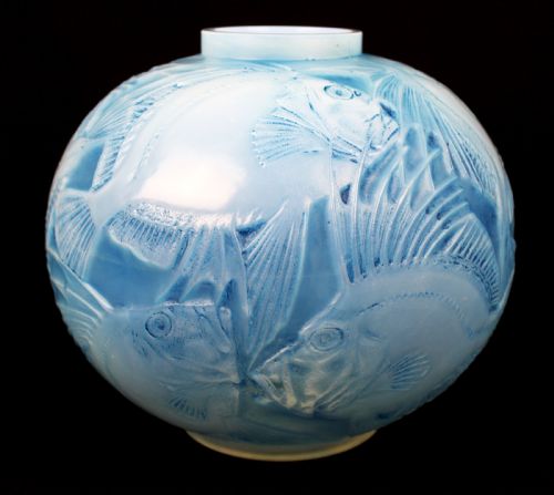 LALIQUE POISSONS VASE - ADDITIONAL PHOTO 1
