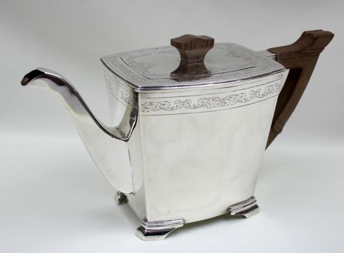 ART DECO SILVER TEA SET - ADDITIONAL PHOTO 1