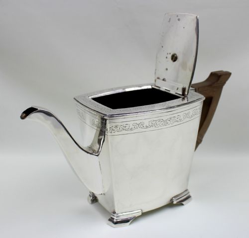 ART DECO SILVER TEA SET - ADDITIONAL PHOTO 2