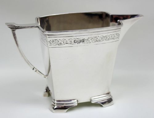 ART DECO SILVER TEA SET - ADDITIONAL PHOTO 6