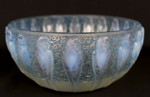 REN LALIQUE PERRUCHES BOWL - ADDITIONAL PHOTO 1
