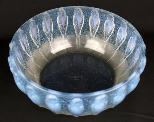 REN LALIQUE PERRUCHES BOWL - ADDITIONAL PHOTO 3