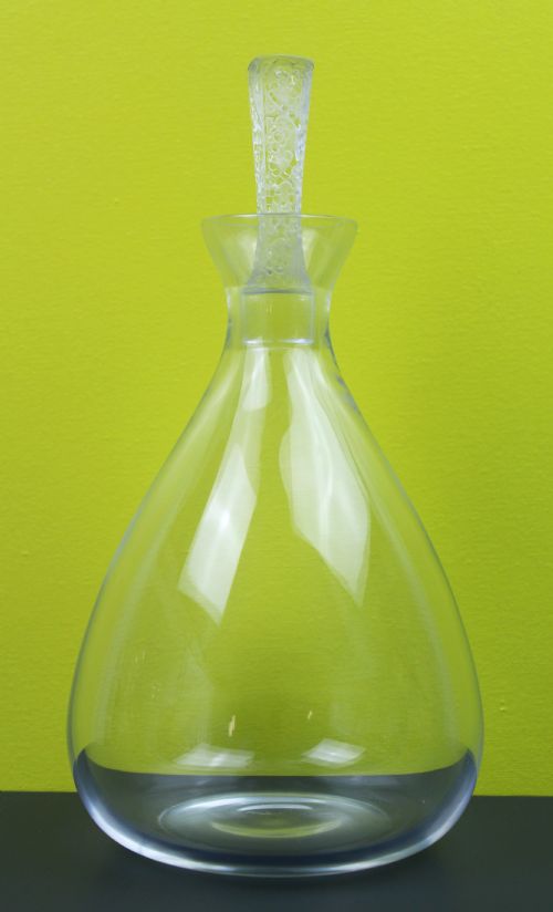 ren lalique 'phalsbourg' carafe - CATEGORY: ANTIQUE GLASS - DATED 1920
