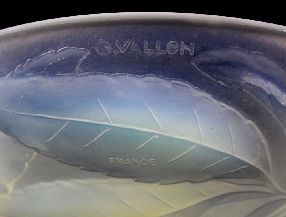 Art Deco Bowl by G Vallon View VI