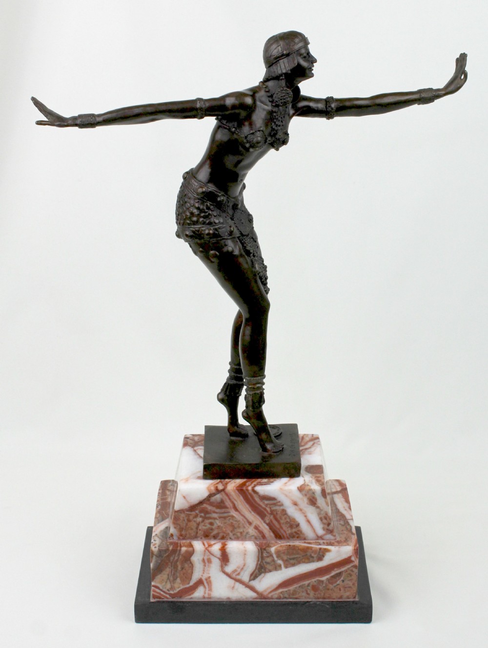 Art Deco Bronze THE PHOENICIAN DANCER after D H Chiparus,