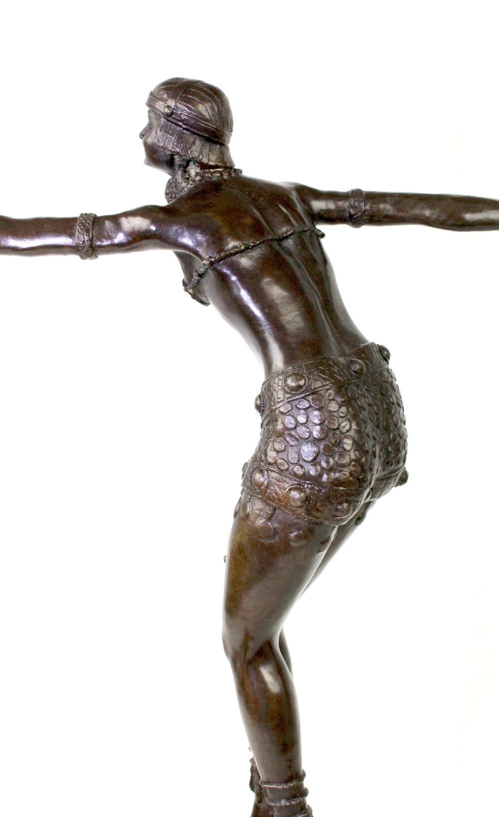 Art Deco Bronze THE PHOENICIAN DANCER after D H Chiparus, View IV