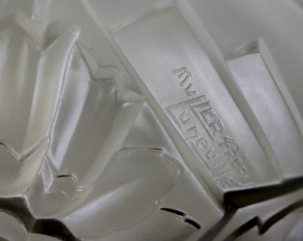 Muller Frères Art Deco Bowl View VI