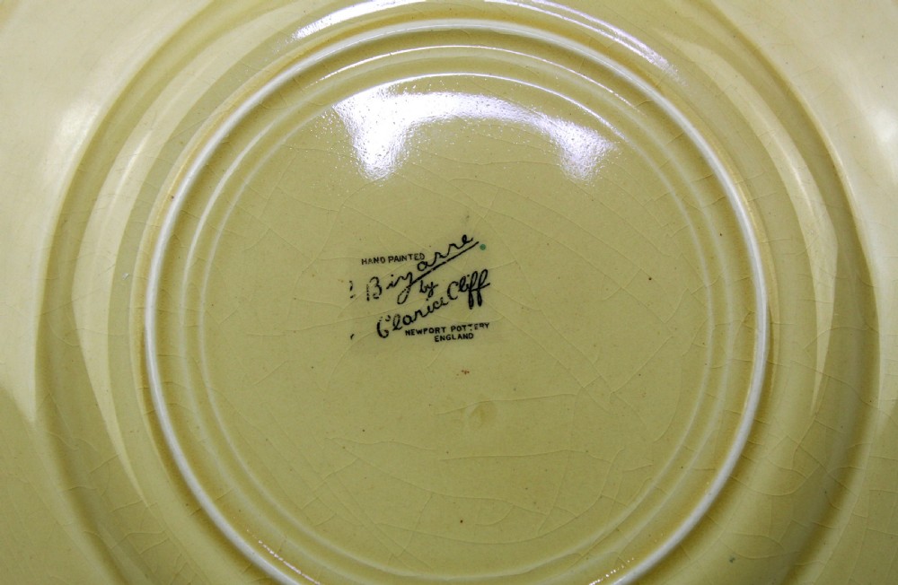 Clarice Cliff original GAYDAY plate View III