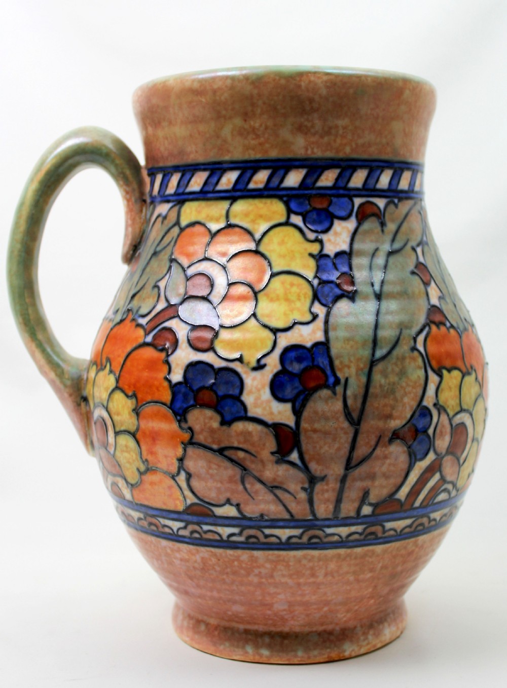 Large Charlotte Rhead vase, Byzanyine pattern View III