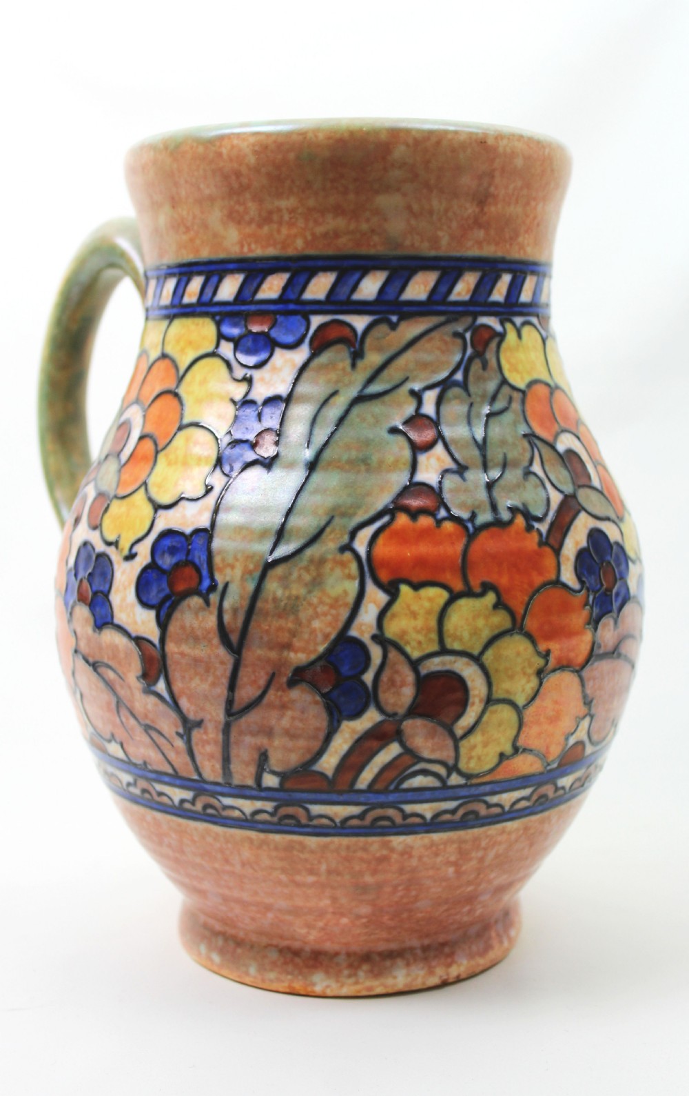 Large Charlotte Rhead vase, Byzanyine pattern View VI