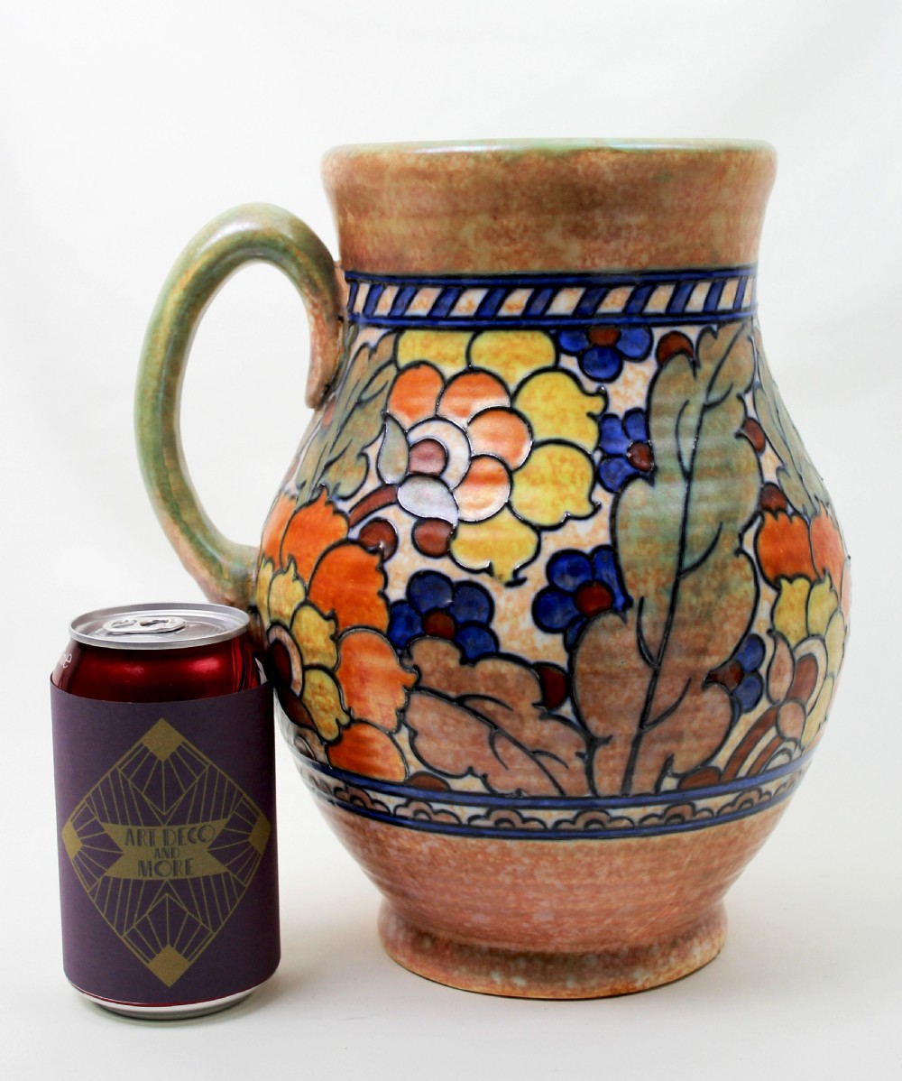 Large Charlotte Rhead vase, Byzanyine pattern View VII